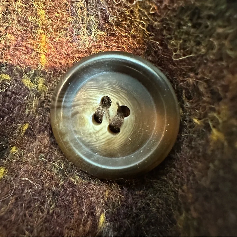 VINTAGE ESKA INTERNATIONAL Women's 12 Blazer Green/Maroon Tweed - Picture 4 of 10